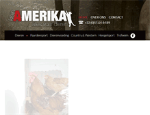 Tablet Screenshot of klein-amerika.be